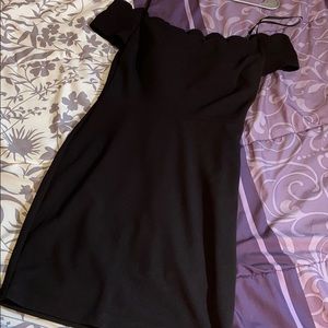 Slim Social Black Cocktail Dress